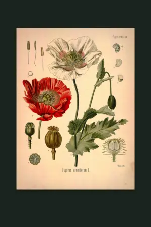 Opium Poppy — Nightshade Botanicals, Pl. IV